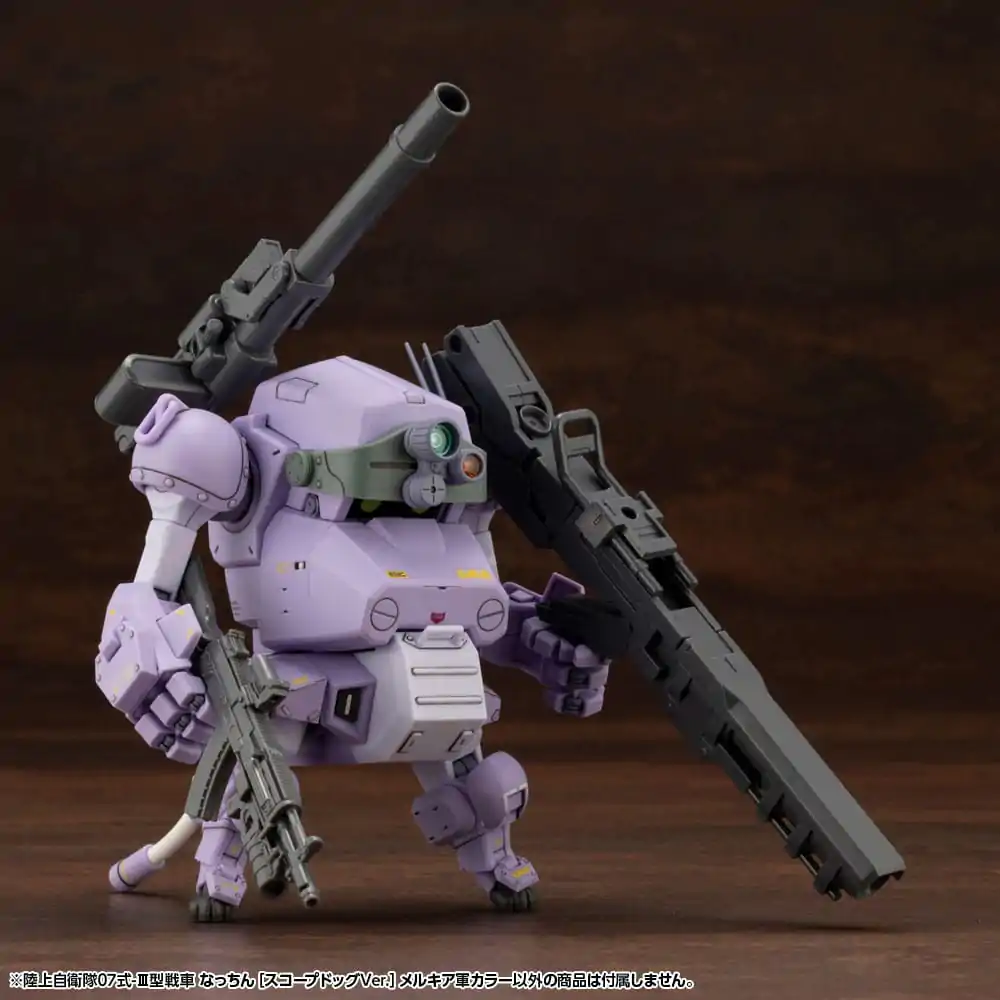 Armored Trooper Votoms X JGSDF Type 07 - III Tank Nacchin (Scopedog Version) Melquiyan Forces Color modell készlet 10 cm termékfotó