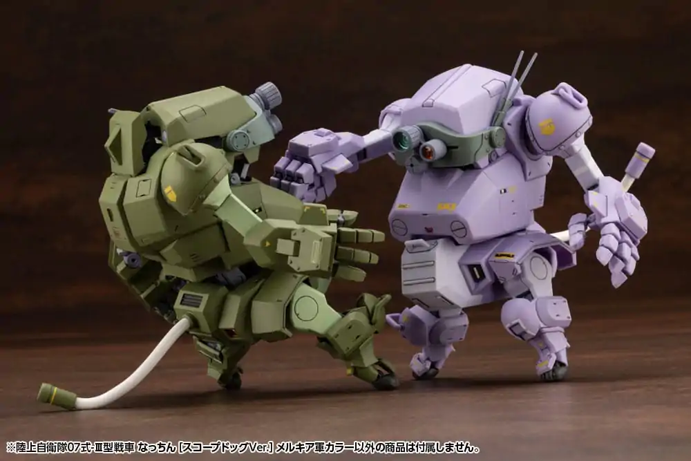 Armored Trooper Votoms X JGSDF Type 07 - III Tank Nacchin (Scopedog Version) Melquiyan Forces Color modell készlet 10 cm termékfotó