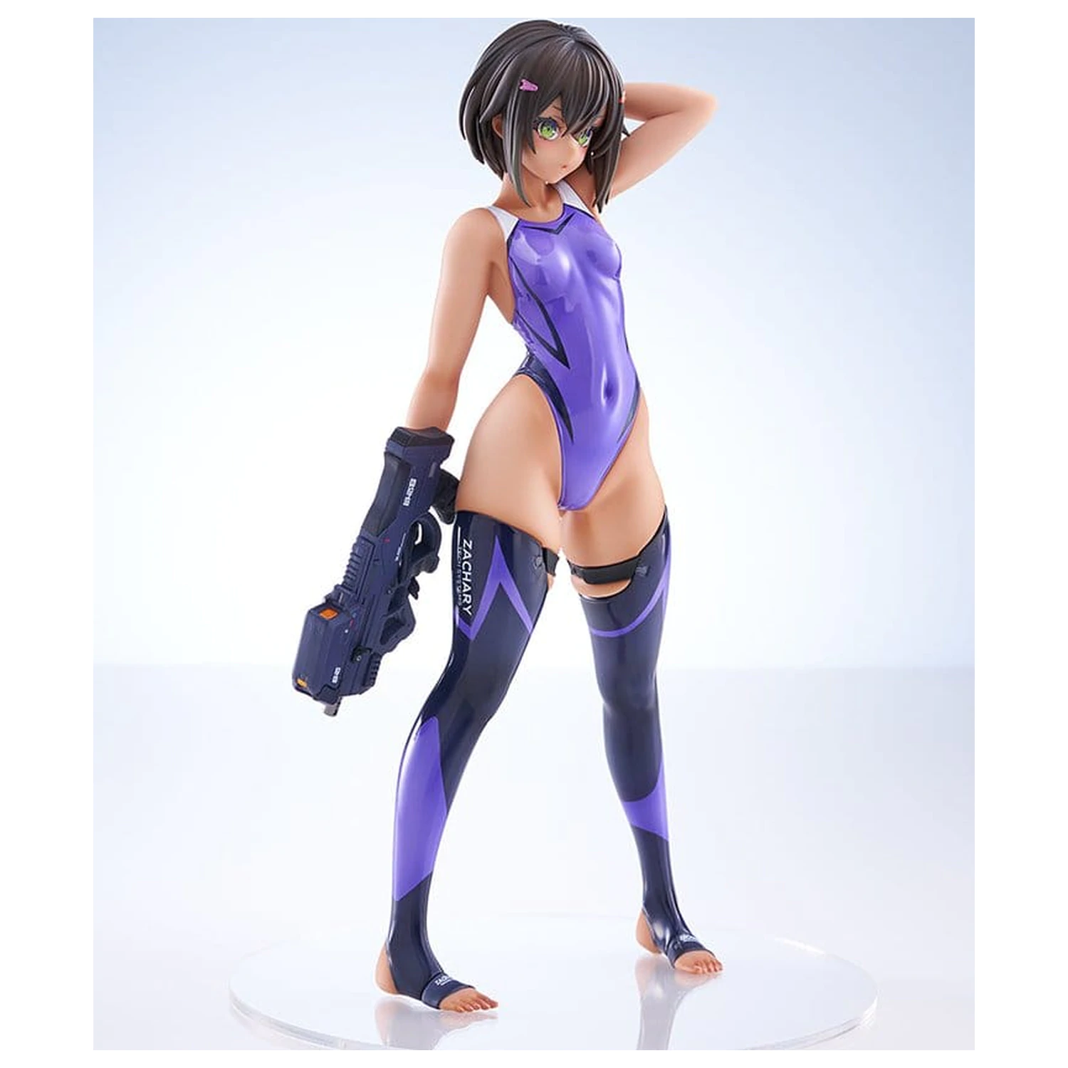 Arms Note 1/7 Buchou-chan of the Swimming Club Purple Swimsuit Ver. PVC figura 22 cm termékfotó