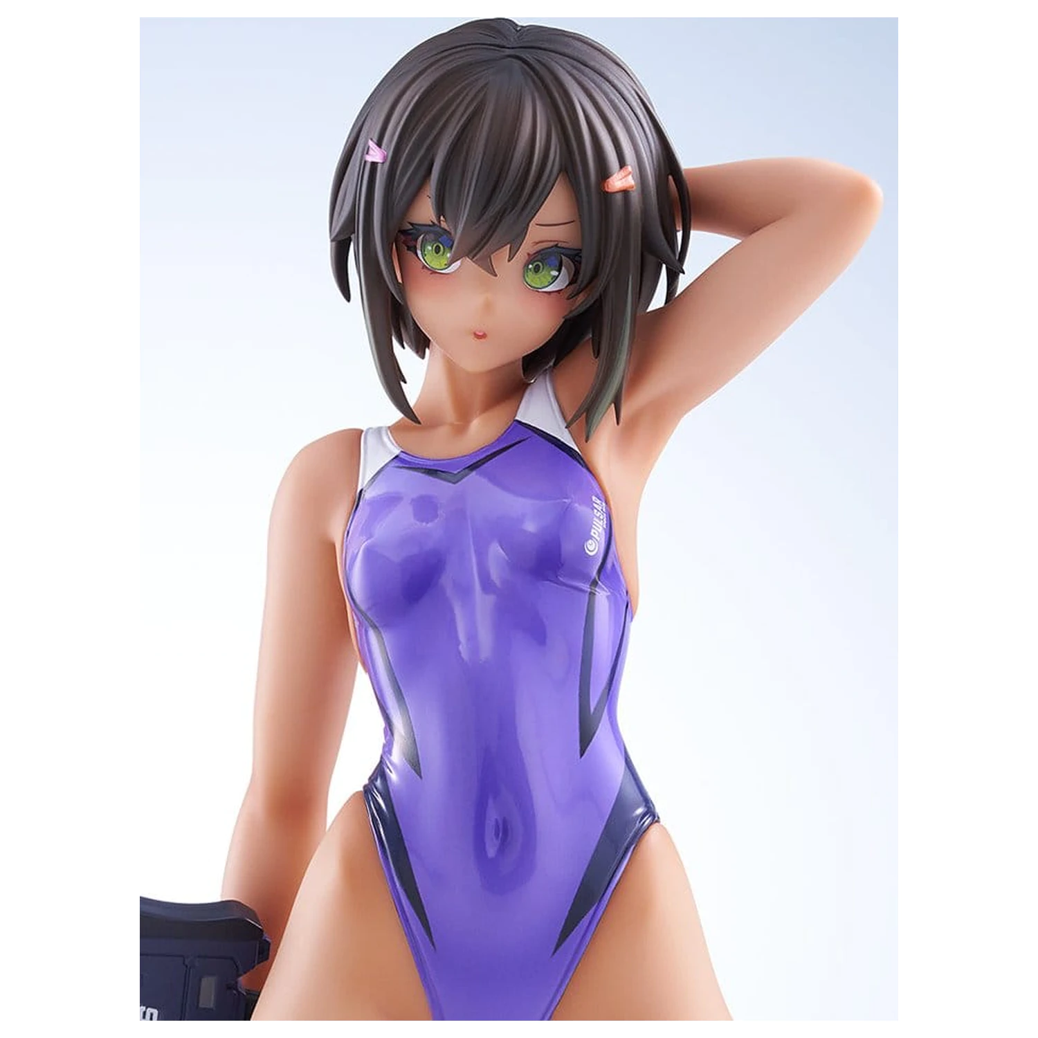 Arms Note 1/7 Buchou-chan of the Swimming Club Purple Swimsuit Ver. PVC figura 22 cm termékfotó
