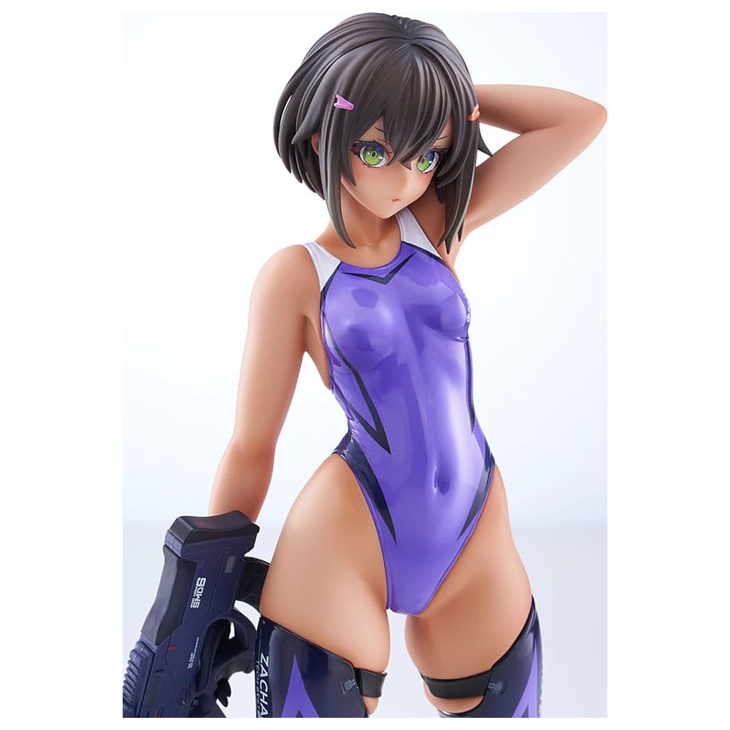 Arms Note 1/7 Buchou-chan of the Swimming Club Purple Swimsuit Ver. PVC figura 22 cm termékfotó