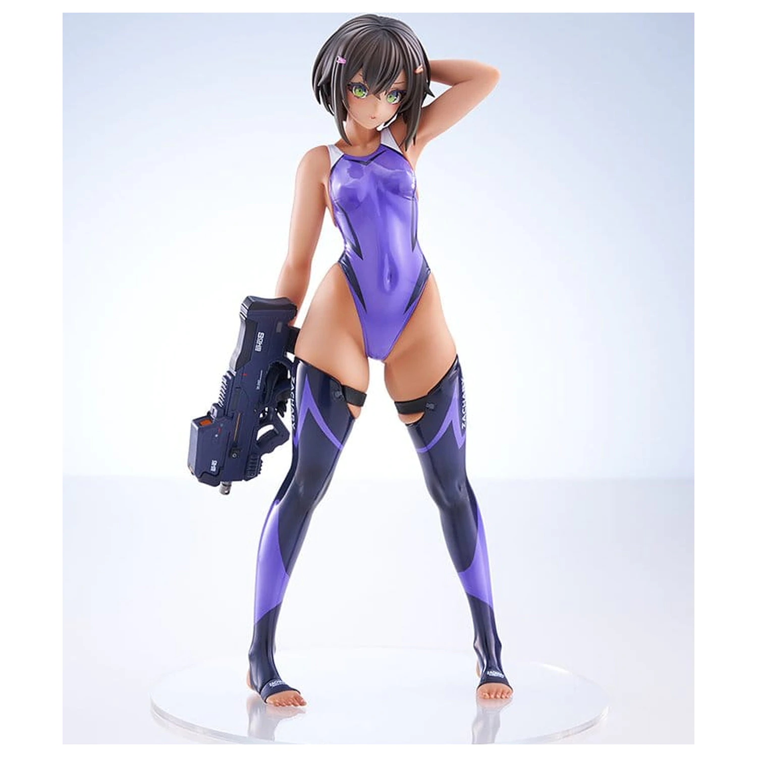Arms Note 1/7 Buchou-chan of the Swimming Club Purple Swimsuit Ver. PVC figura 22 cm termékfotó