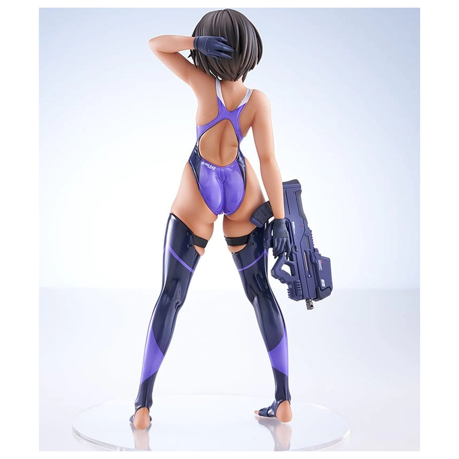 Arms Note 1/7 Buchou-chan of the Swimming Club Purple Swimsuit Ver. PVC figura 22 cm termékfotó