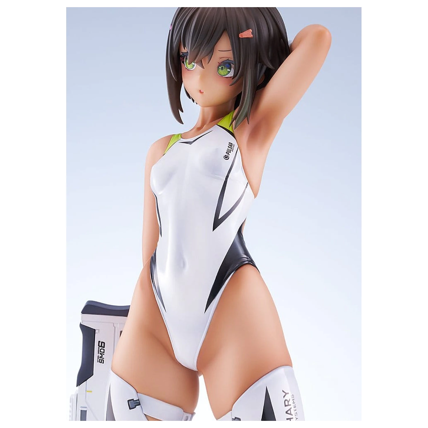 Arms Note 1/7 Buchou-chan of the Swimming Club White Swimsuit Ver. PVC figura 22 cm termékfotó