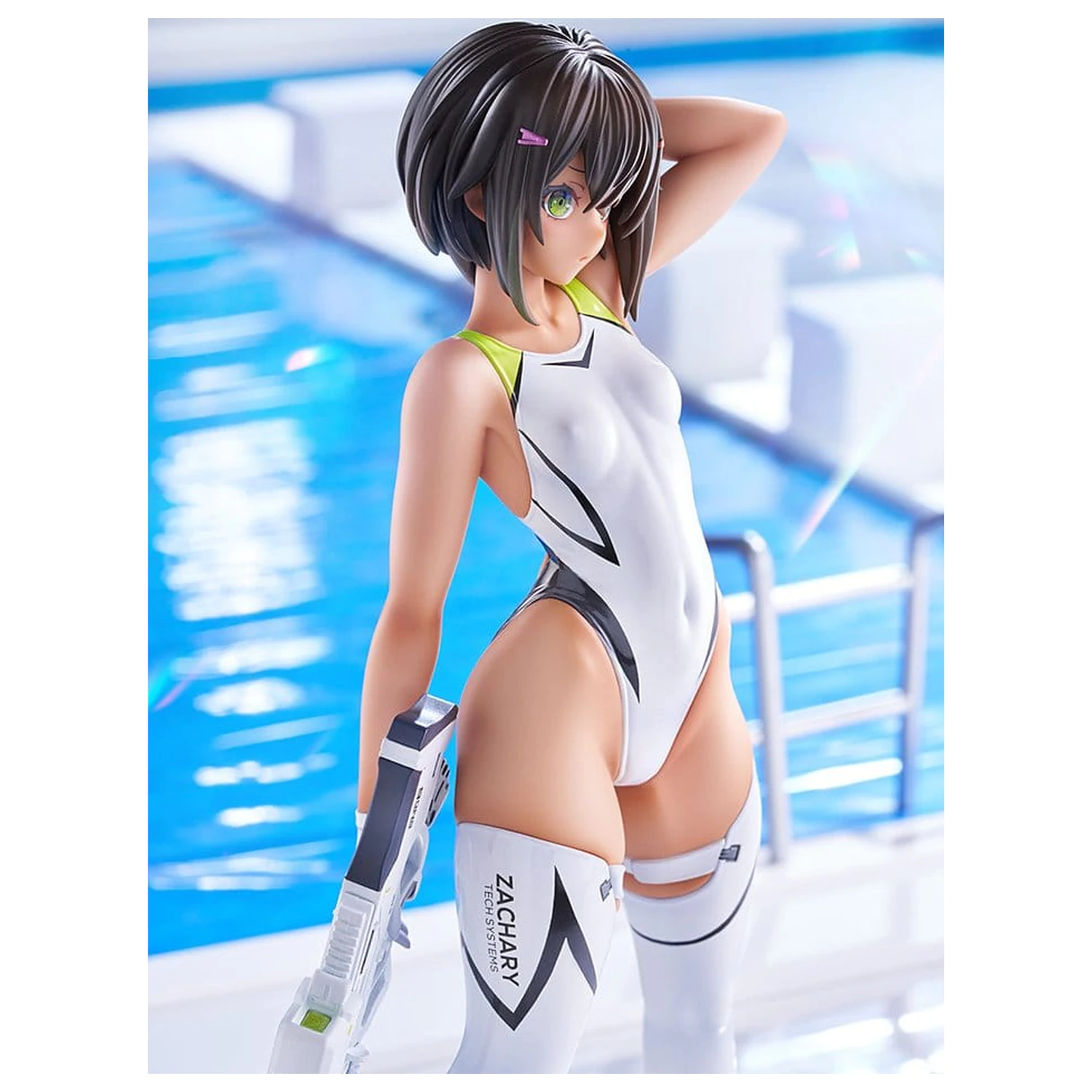 Arms Note 1/7 Buchou-chan of the Swimming Club White Swimsuit Ver. PVC figura 22 cm termékfotó