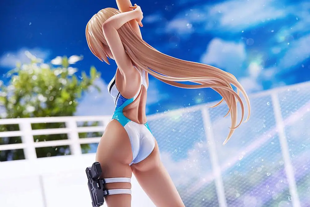 Arms Note 1/7 Kouhai-chan of the Swim Club Blue Line Swimsuit Ver. PVC szobor figura 29 cm termékfotó