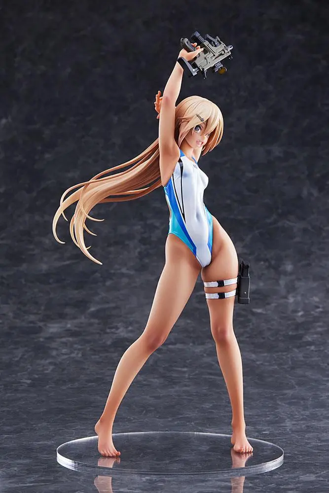 Arms Note 1/7 Kouhai-chan of the Swim Club Blue Line Swimsuit Ver. PVC szobor figura 29 cm termékfotó