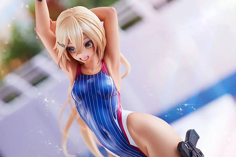 Arms Note 1/7 Kouhai-chan of the Swim Club PVC szobor figura 29 cm termékfotó