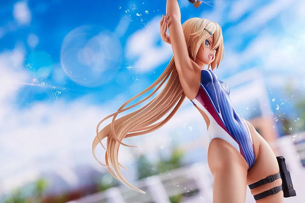 Arms Note 1/7 Kouhai-chan of the Swim Club PVC szobor figura 29 cm termékfotó