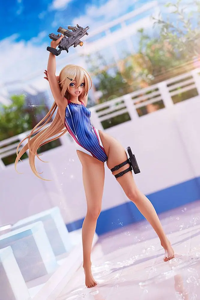 Arms Note 1/7 Kouhai-chan of the Swim Club PVC szobor figura 29 cm termékfotó