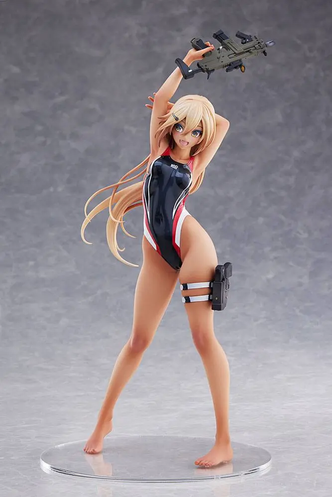 Arms Note 1/7 Kouhai-chan of the Swim Club Red Line Swimsuit Ver. PVC szobor figura 29 cm termékfotó