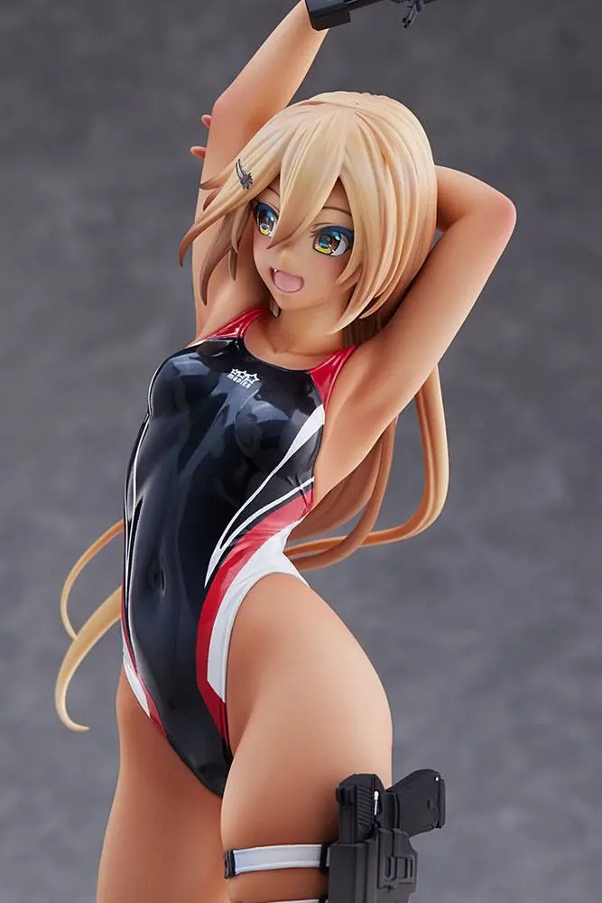 Arms Note 1/7 Kouhai-chan of the Swim Club Red Line Swimsuit Ver. PVC szobor figura 29 cm termékfotó