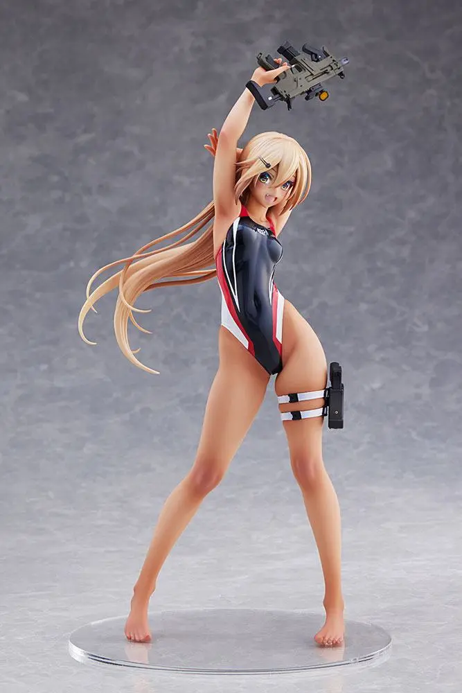 Arms Note 1/7 Kouhai-chan of the Swim Club Red Line Swimsuit Ver. PVC szobor figura 29 cm termékfotó