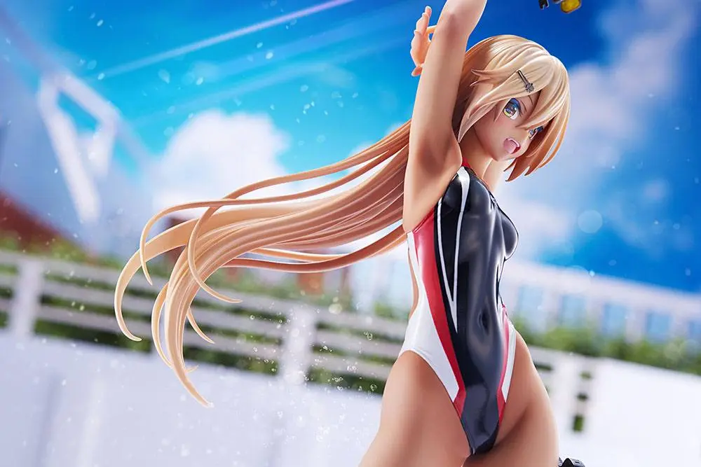 Arms Note 1/7 Kouhai-chan of the Swim Club Red Line Swimsuit Ver. PVC szobor figura 29 cm termékfotó