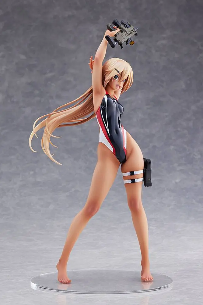 Arms Note 1/7 Kouhai-chan of the Swim Club Red Line Swimsuit Ver. PVC szobor figura 29 cm termékfotó