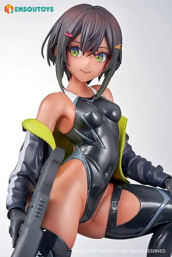 Arms Note 1/7 Swim Team Bucho-chan szobor figura 22 cm termékfotó