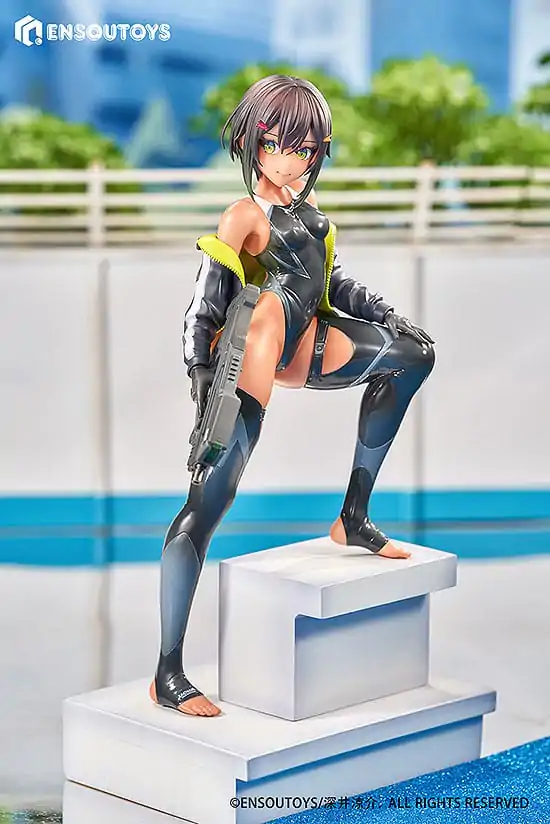 Arms Note 1/7 Swim Team Bucho-chan szobor figura 22 cm termékfotó