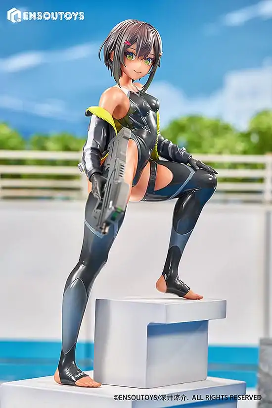 Arms Note 1/7 Swim Team Bucho-chan szobor figura 22 cm termékfotó