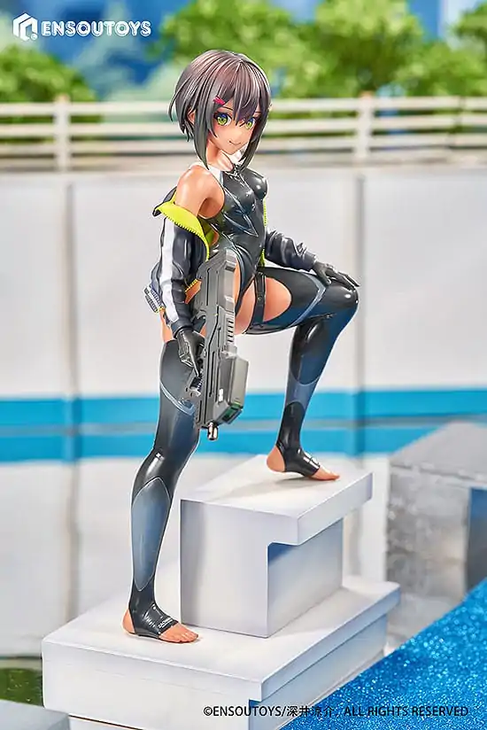 Arms Note 1/7 Swim Team Bucho-chan szobor figura 22 cm termékfotó