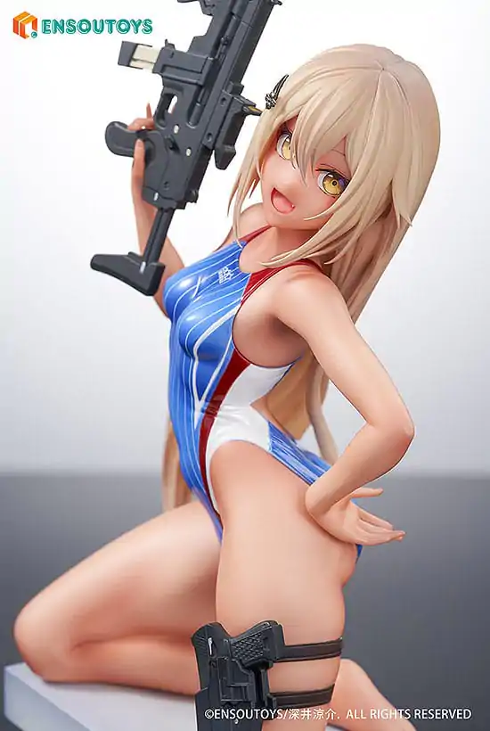 Arms Note 1/7 Swim Team Kohai-chan szobor figura 22 cm termékfotó