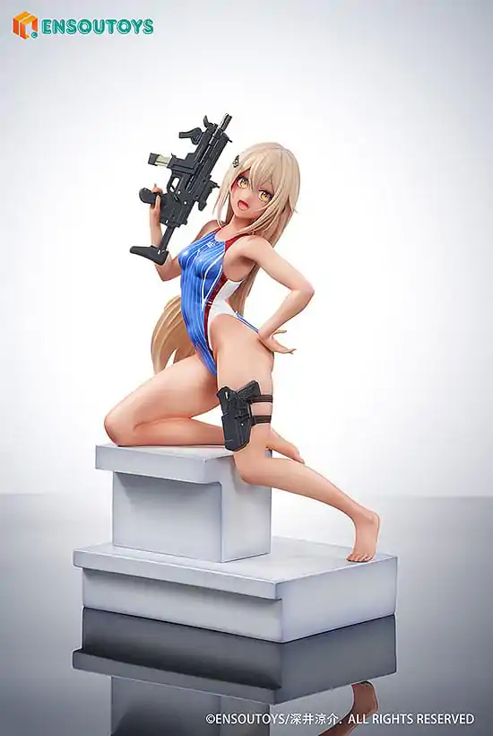 Arms Note 1/7 Swim Team Kohai-chan szobor figura 22 cm termékfotó