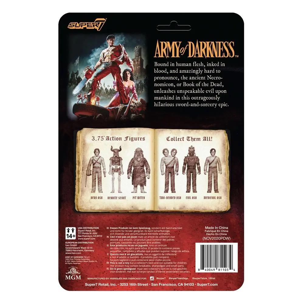 Army Of Darkness ReAction Deadite Scout (Midnight) akciófigura 10 cm termékfotó