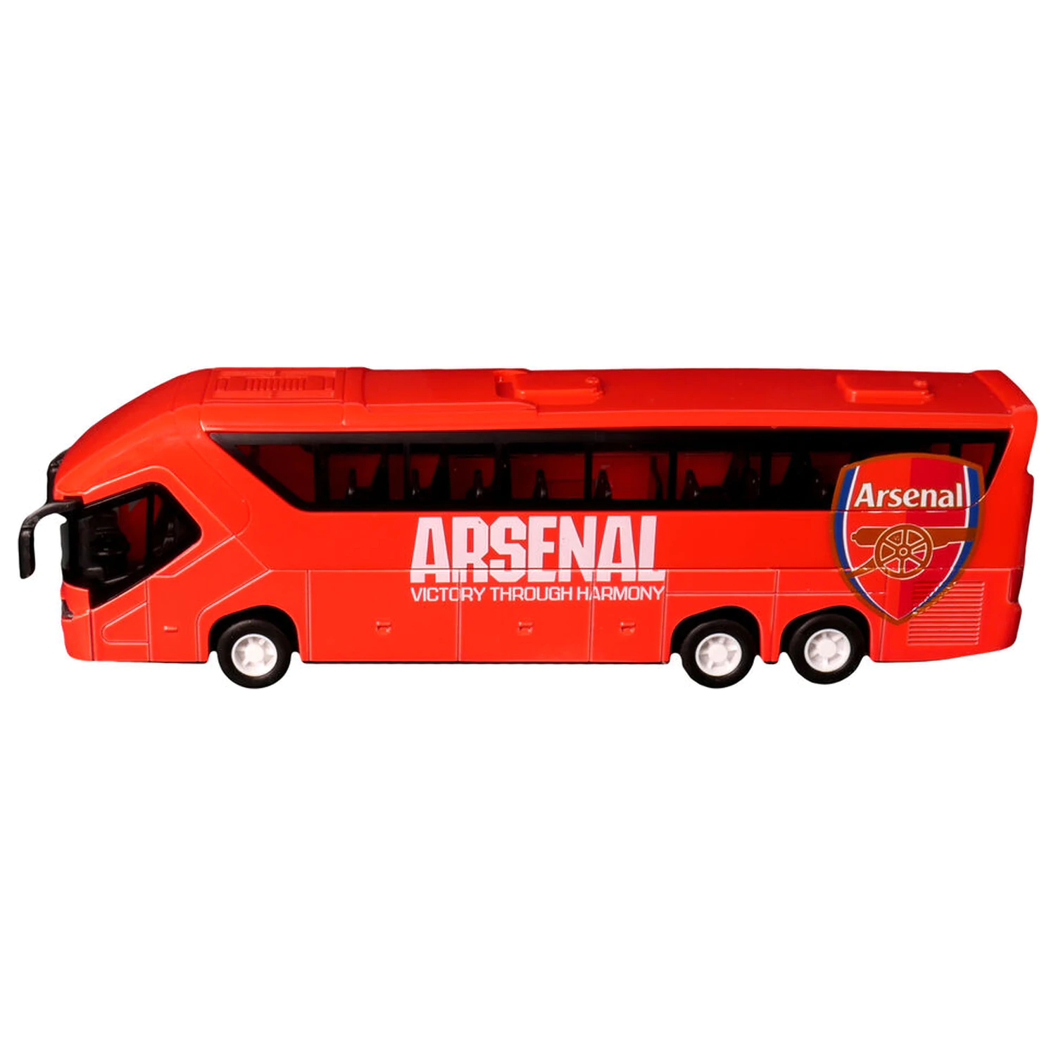 Arsenal busz termékfotó