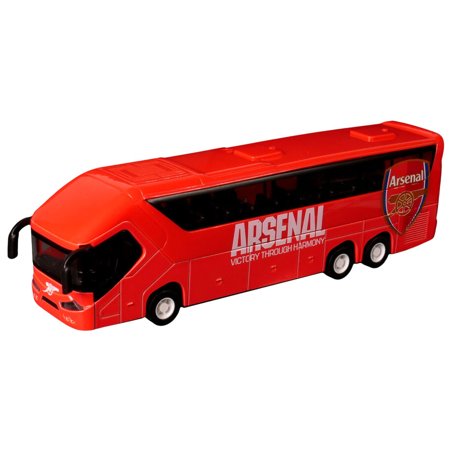 Arsenal busz termékfotó