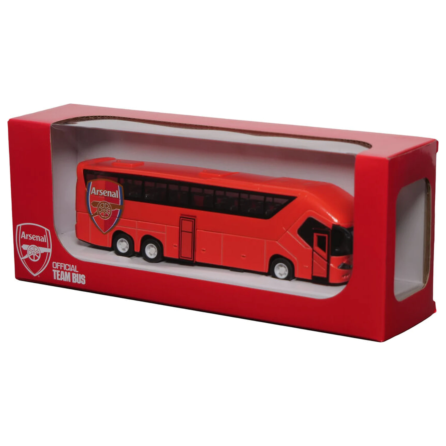 Arsenal busz termékfotó