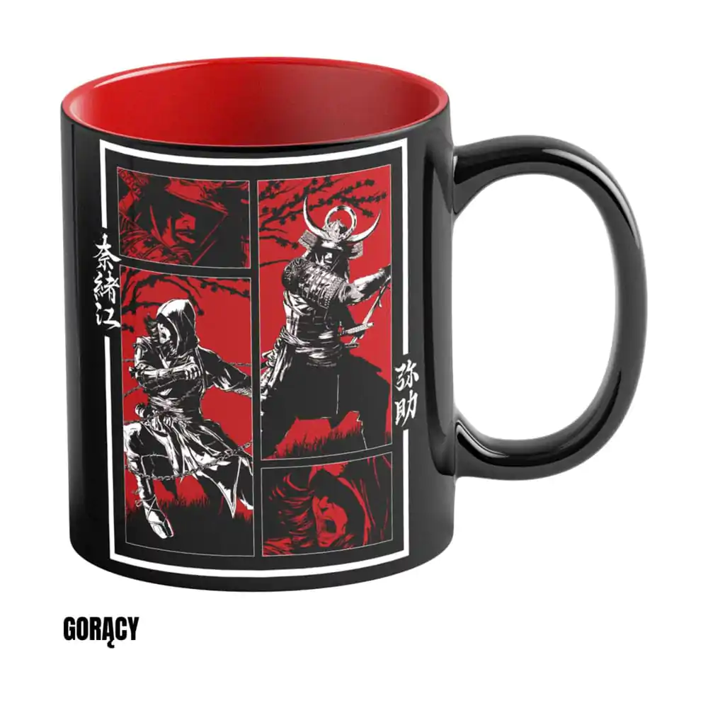 Assassin's Creed Shadows Naoe & Yasuke Artwork hőre változó bögre 450 ml termékfotó