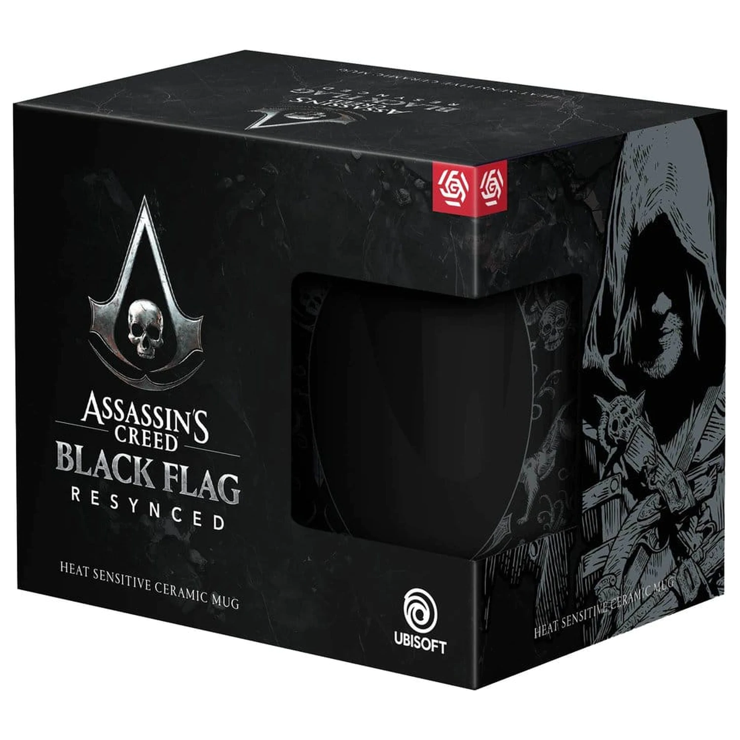 Assassin's Creed Black Flag Resynced Edward Kenway hőre változó bögre 480 ml termékfotó