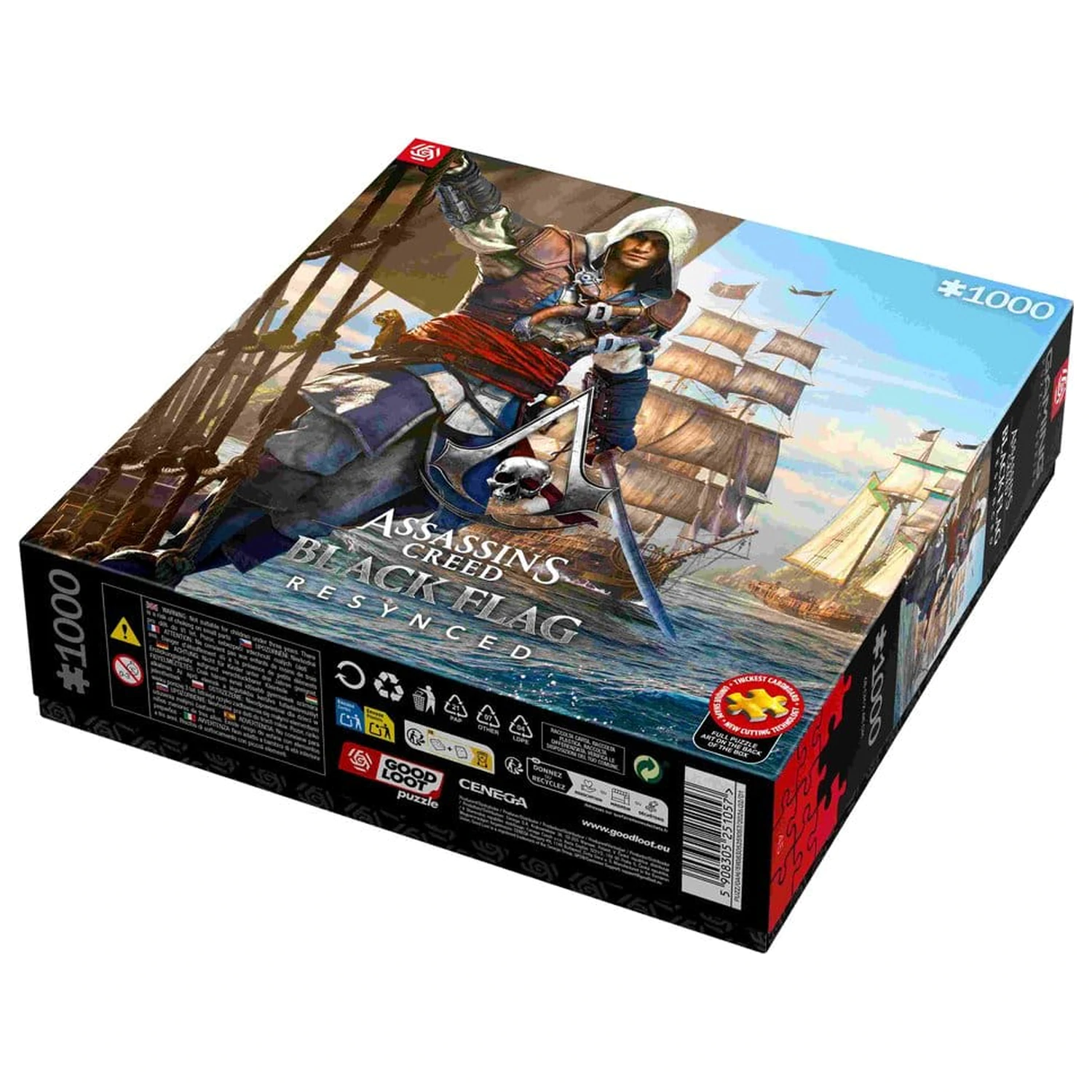 Assassin's Creed Black Flag Resynced puzzle (1000 darab) termékfotó