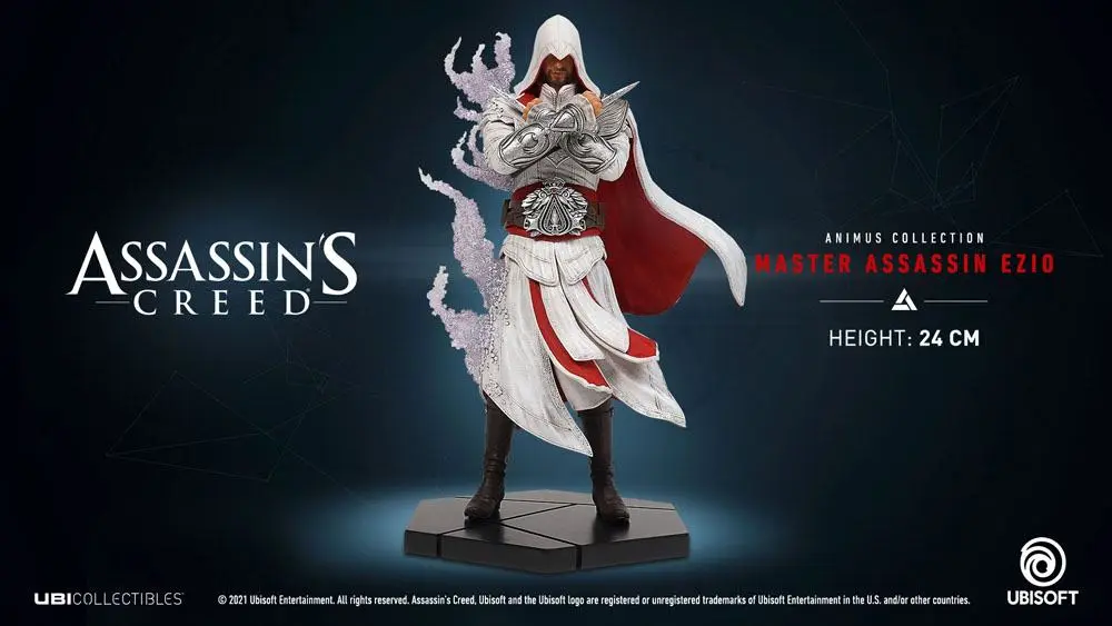 Assassin's Creed Brotherhood Animus Collection Master Assassin Ezio PVC szobor figura 25 cm termékfotó