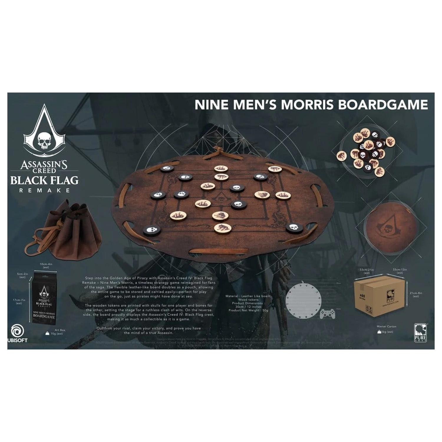 Assassin´s Creed Nine Men's Morris társasjáték  termékfotó