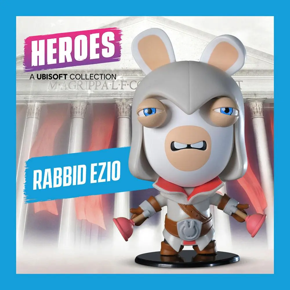 Assassin's Creed / Raving Rabbid Ubipuha Heroes Collection Chibi Rabbid Ezio figura 10 cm termékfotó