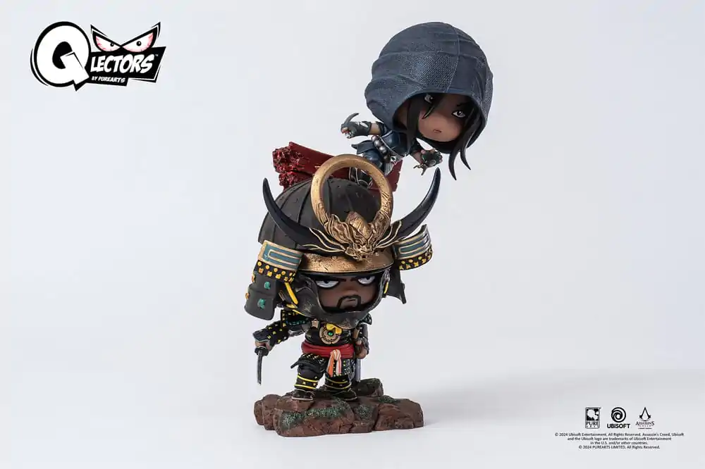 Assassin´s Creed Shadows Qlectors Naoe &amp; Yasuke PVC szobor figura 15 cm termékfotó