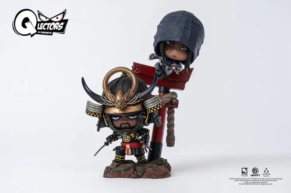 Assassin´s Creed Shadows Qlectors Naoe &amp; Yasuke PVC szobor figura 15 cm termékfotó