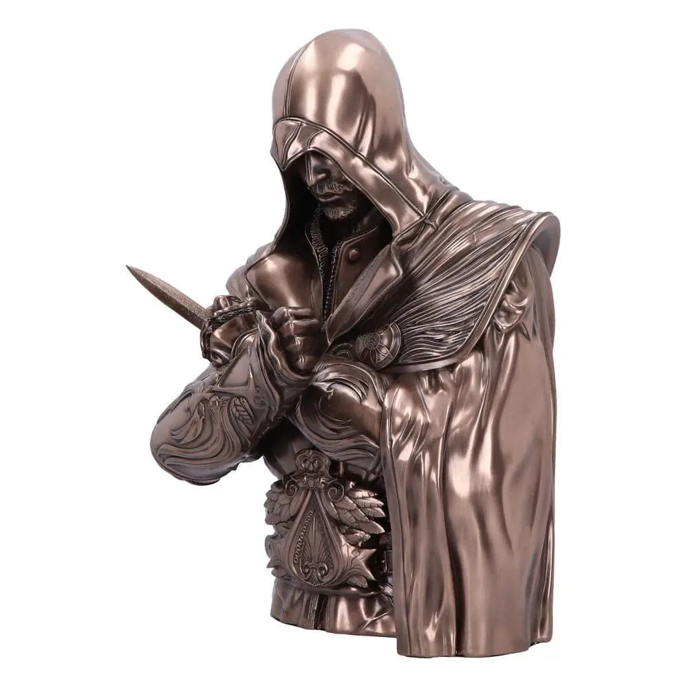 Assassin's Creed Valhalla Ezio Bronz mellszobor figura 30 cm termékfotó
