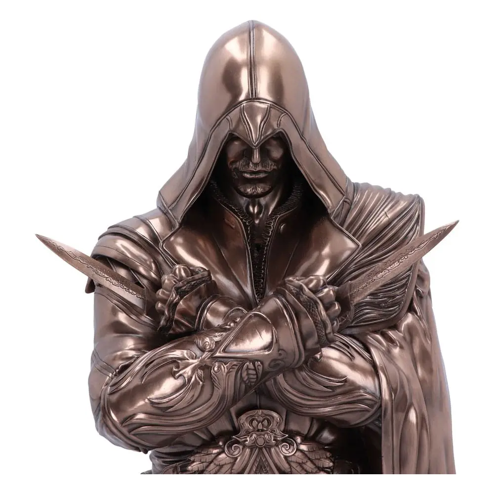 Assassin's Creed Valhalla Ezio Bronz mellszobor figura 30 cm termékfotó
