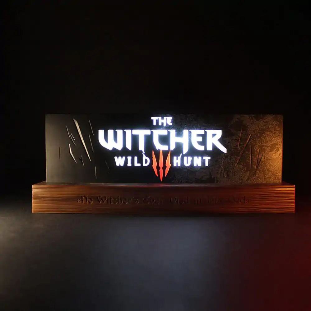 The Witcher Wild Hunt Logo LED lámpa 22 cm termékfotó