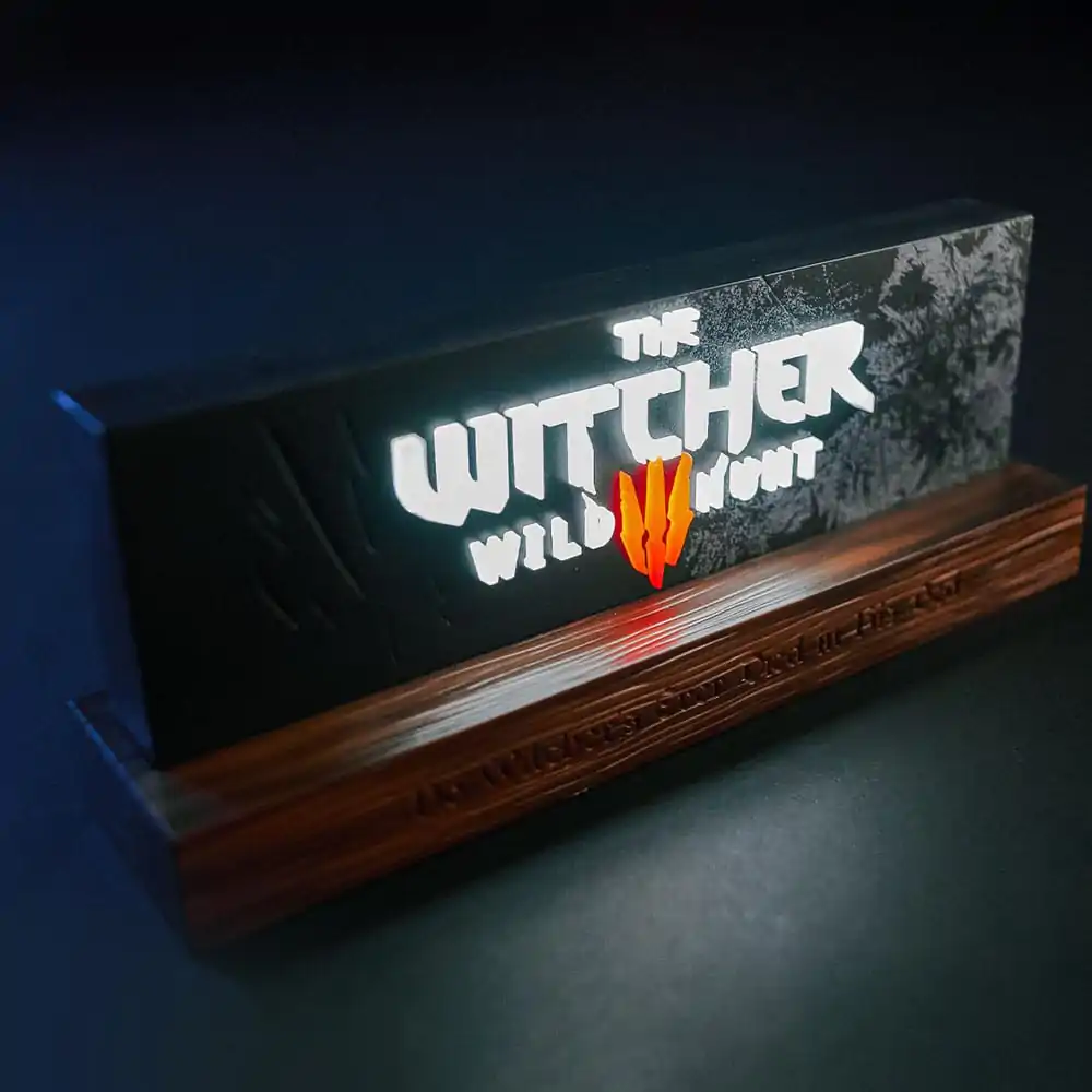 The Witcher Wild Hunt Logo LED lámpa 22 cm termékfotó