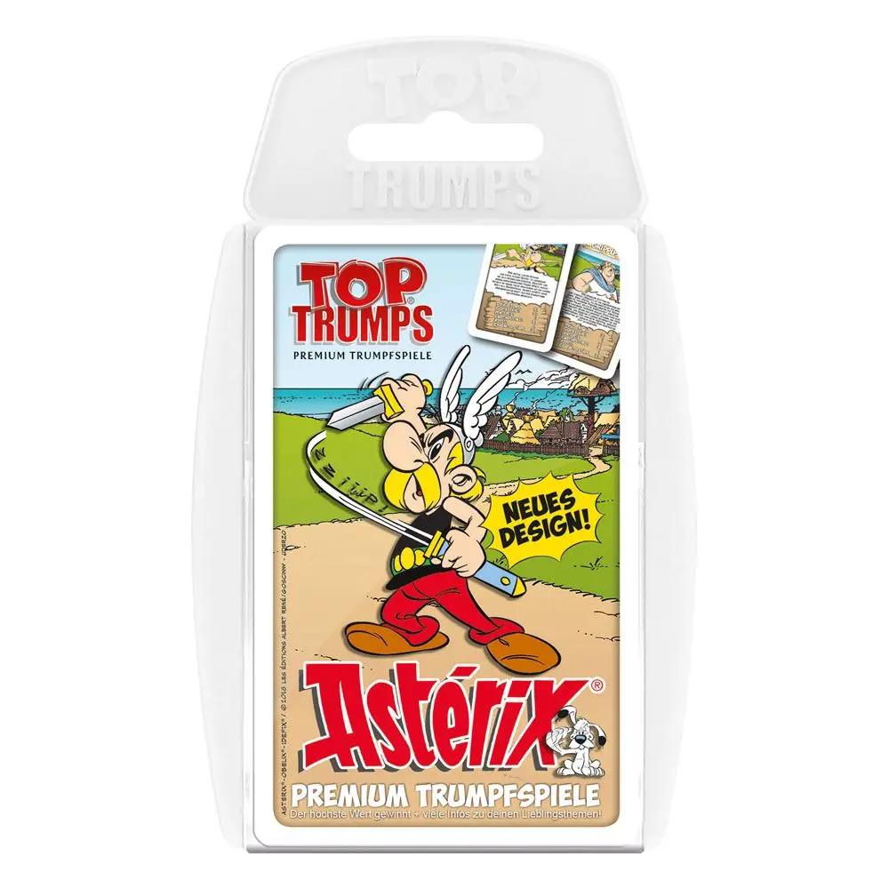 Asterix Card Game Top Trumps Quiz Német nyelvű kártyajáték termékfotó