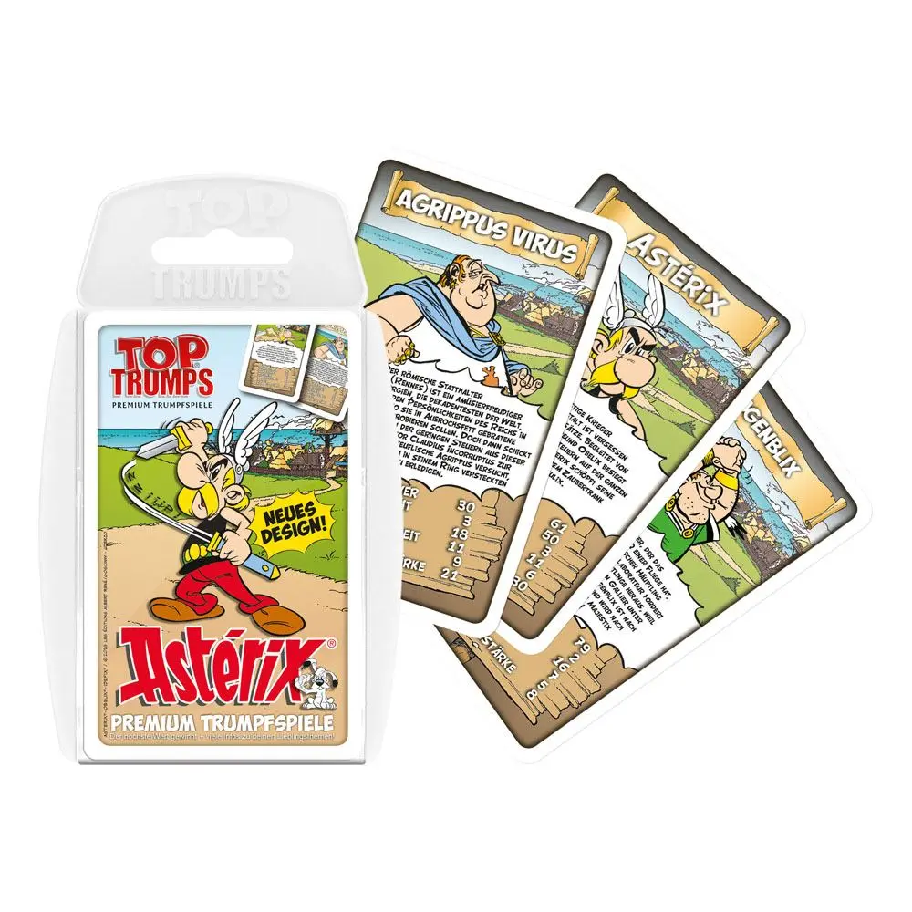 Asterix Card Game Top Trumps Quiz Német nyelvű kártyajáték termékfotó