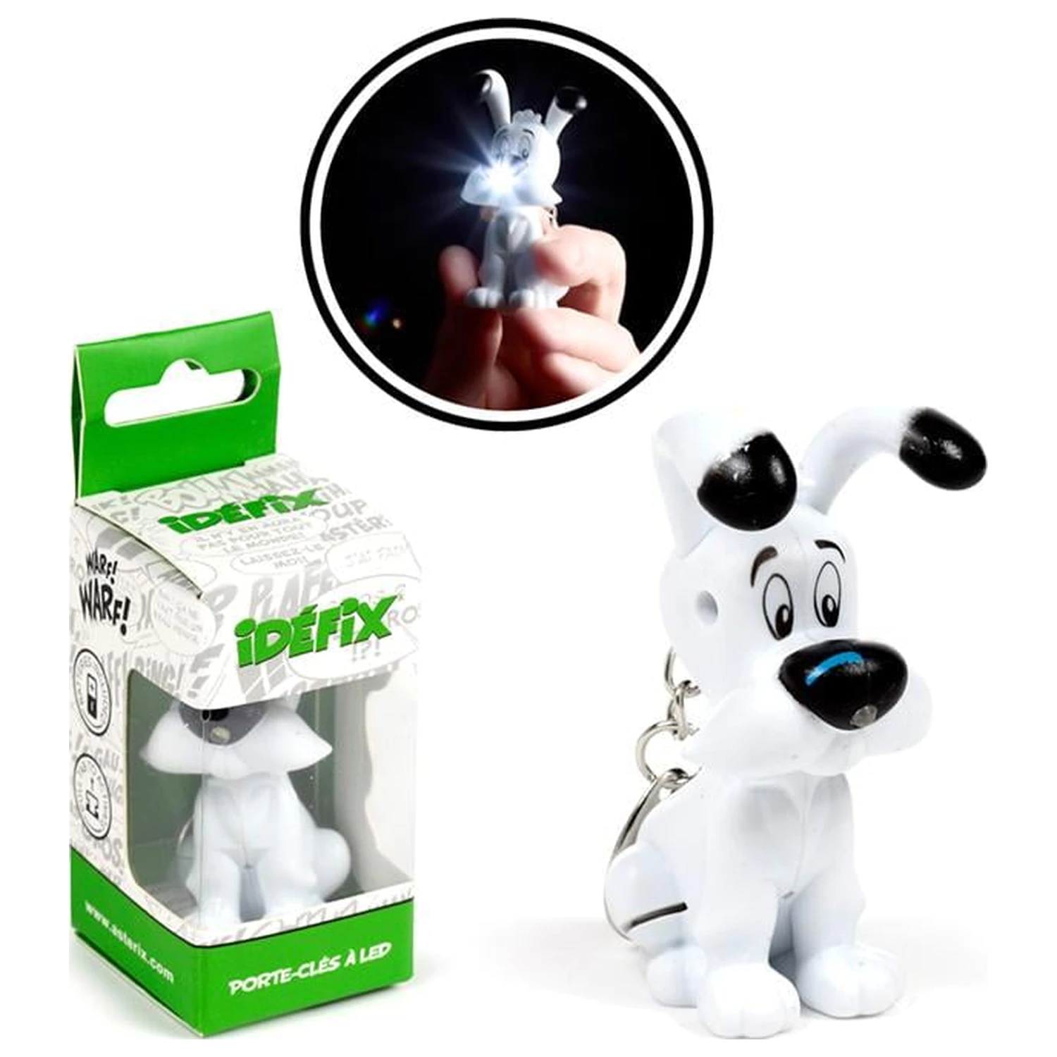 Asterix Dogmatix 3D lámpa kulcstartó termékfotó