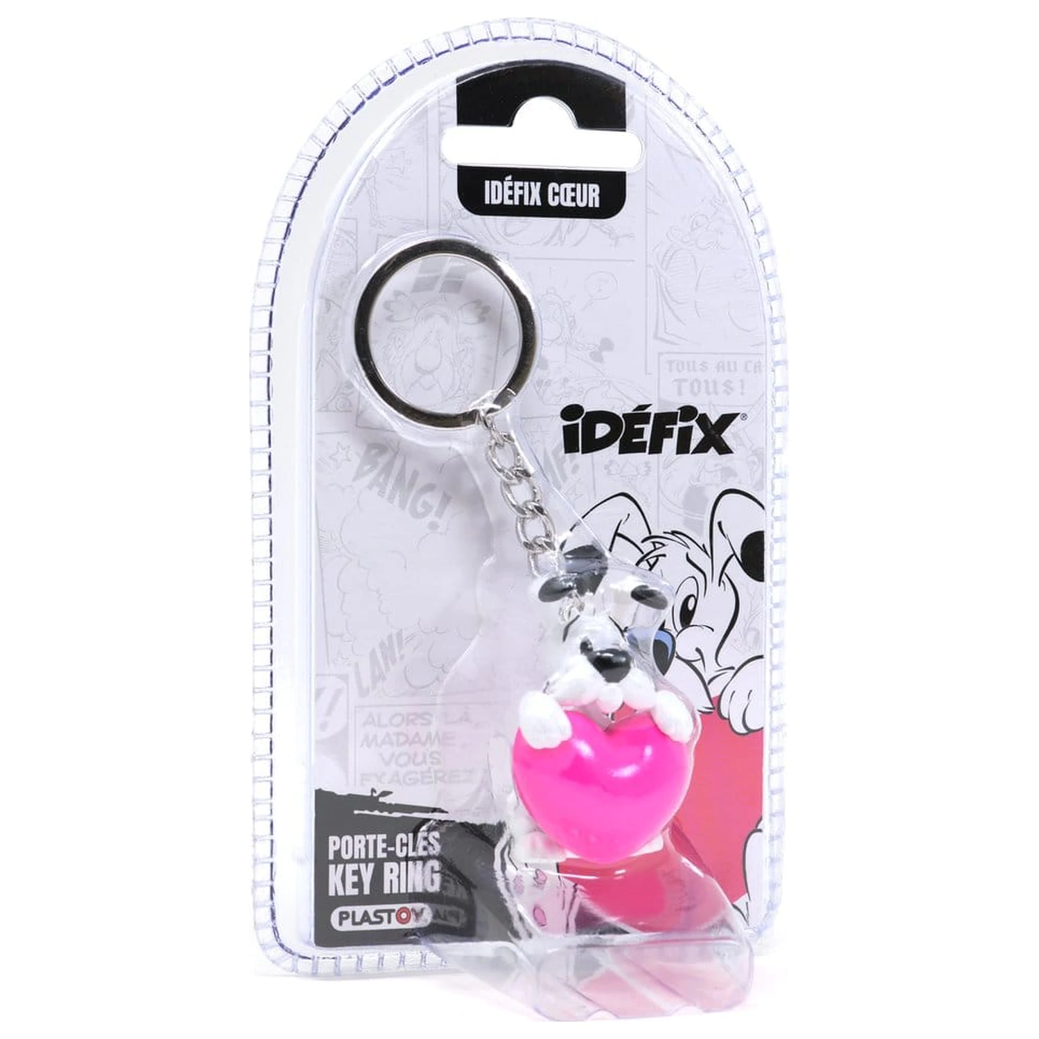 Asterix Dogmatix Pink Heart kulcstartó  termékfotó
