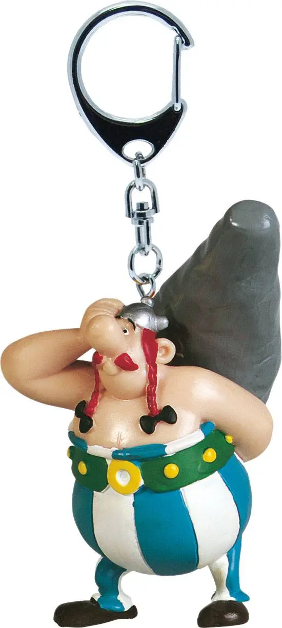 Asterix kulcstartó Obelix with Menhir 15 cm termékfotó