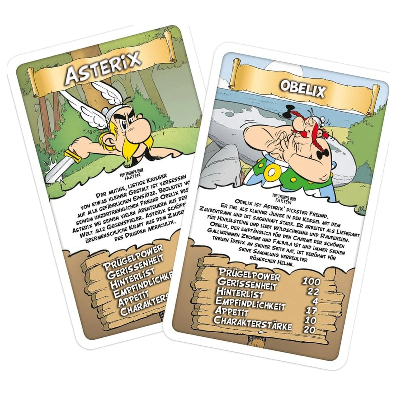 Asterix Top Trumps német nyelvű kártyajáték  termékfotó