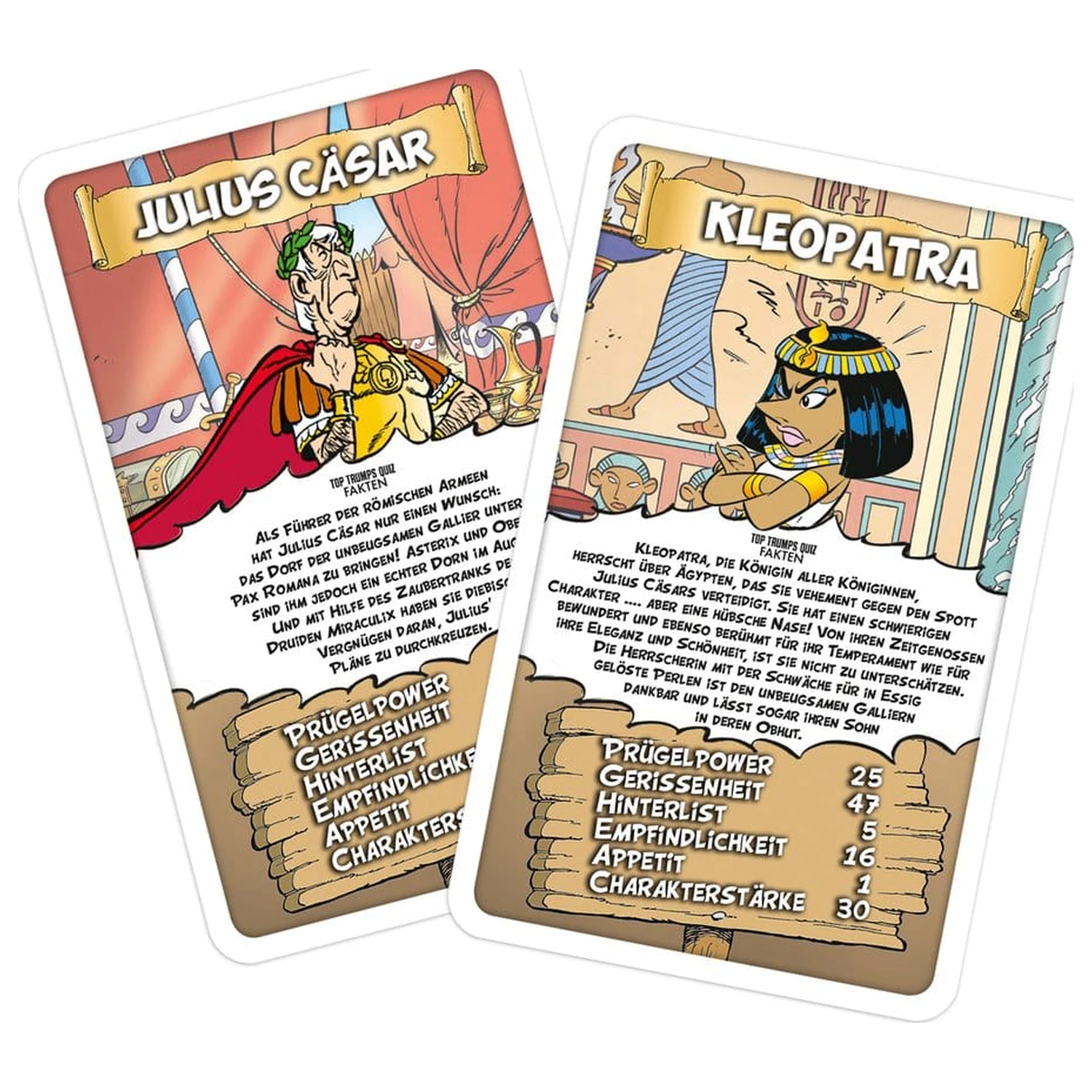 Asterix Top Trumps német nyelvű kártyajáték  termékfotó