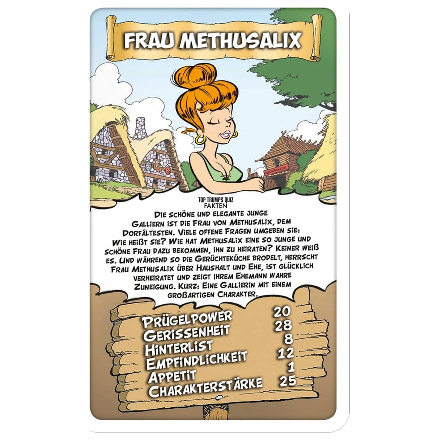 Asterix Top Trumps német nyelvű kártyajáték  termékfotó