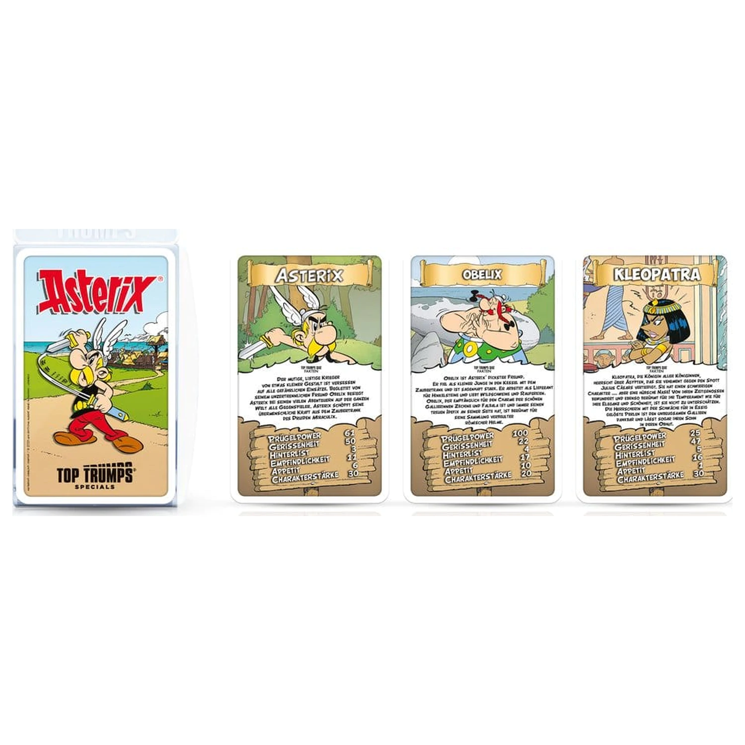 Asterix Top Trumps német nyelvű kártyajáték  termékfotó